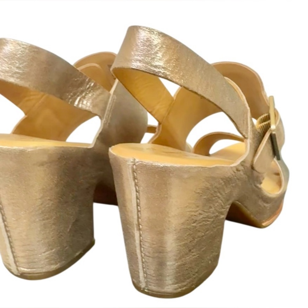 KORK-EASE SAN Carlos soft gold heels women’s shoes size 9 - Picture 11 of 17